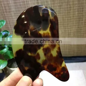 Natural Wild Hawksbill Guasha Plate Scrapping Massage Jade thumbnail-4