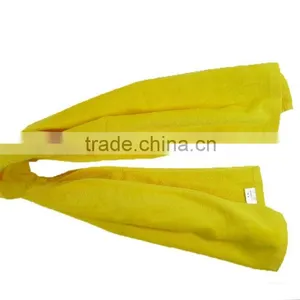 Yellow Cotton Velour Towel thumbnail-1