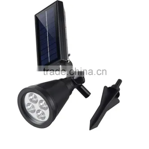 Solar Led Ground Light Led Light Insert in the Lawn Led Garden Spot Light Water Proof thumbnail-5