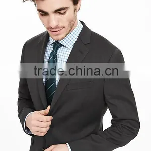 2016 Fashion Men's Black Business Suit Slim Fit thumbnail-4