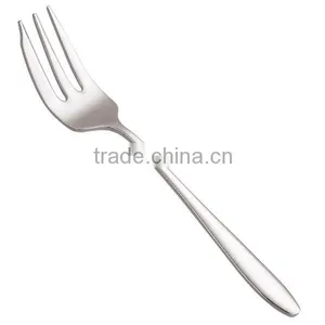 Solid Sterling Silver Fork Meat Fork Serving Fork Service Fork Serve Fork Mirror Finish Serveware for Holiday Dinner thumbnail-4