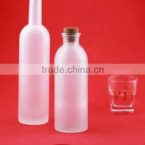 China Factory Cheap Frosted Whiskey Bottle Liquor Bottles Wholesale Food Great Boston Bottles thumbnail-1