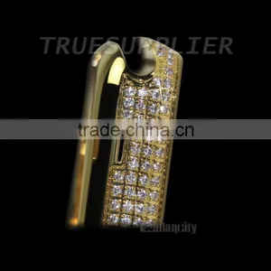 Men Diamond Wathes for Apple Watch Gold Housing thumbnail-3
