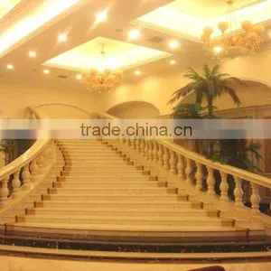 High Grade Customized Interior Lobby Stone Marble Balusters thumbnail-4