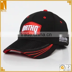 Wholesale Custom Black 100% Cotton Embroidered Unisex Curved Baseball Cap thumbnail-1