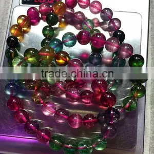 Popular Beautiful Clear Fine Tourmaline Bead Hand Chain thumbnail-1
