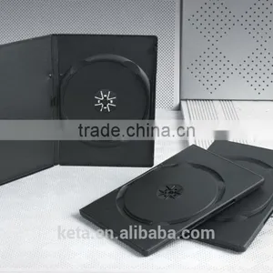 Eco Friendly 9mm Plastic Single Black Long DVD Case thumbnail-1