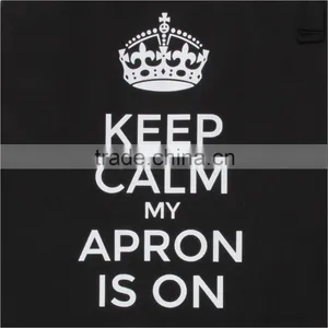 Kitchenlife Keep Calm My Apron Is On Chef Quality Cooking Apron Black In Color thumbnail-5