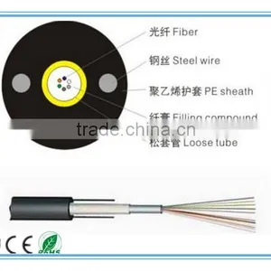 6 Core GYXY Non-armored Unitube Fiber Optic Cable, 6 Core GYXY Outdoor Fiber Optical Cable thumbnail-1