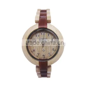 Europe and America Hot Selling Women Wooden Watch With Japan Movement and Quartz Movement for Hot Sale thumbnail-1