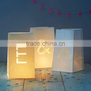 E & A Original Paper Bag Alphebet Lanterns thumbnail-1