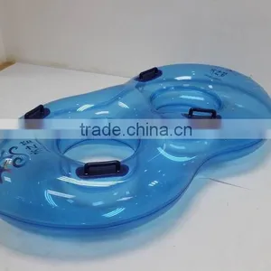 PVC Double Holes Swim Ring With Hander thumbnail-2