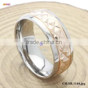 Fine Jewelry High Polished Titanium Steel Gear Ring Mens thumbnail-2