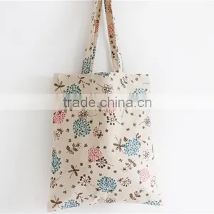 Flowers and Leaves Pastoral Wind Canvas Bag thumbnail-1