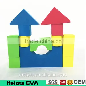 Melors Pre-school Toy Colourful Building EVA Foam Block With Printing and Variouse Shapes for Kids Foam Toys thumbnail-3
