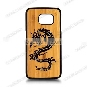 PC Wood/Bamboo 2 in 1 Phone Case Galaxy s6 Phone Case thumbnail-2