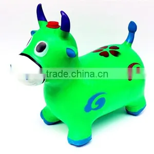 Kids Best Friend PVC Eco Friendly Printed Pattern Bouncing Animal Toy With Music thumbnail-2