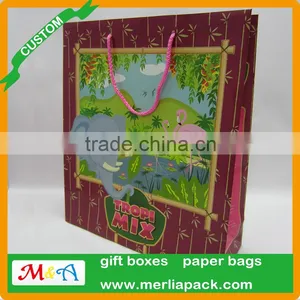 Cartoon Paper Bag Comic 3D Messenger Bag Animal Fruit Cartoon Backpack Bag thumbnail-1