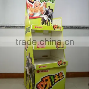 AEP Promotion French Fries Floor Display Stand Advertisement thumbnail-1