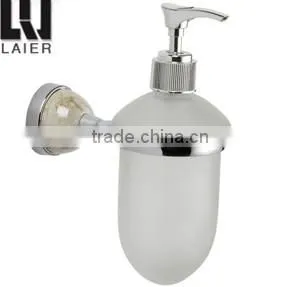 Chrome Ceramic Bathroom Accessories Set Soap Dispenser 2438A thumbnail-1