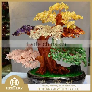 New Fashion Quartz Stone Crystal Sculpture Tree Shape thumbnail-1