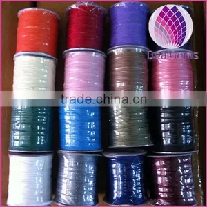 Wholesale Colorful 0.5mm Round Korea Cotton Waxed Cord for Bracelet Necklace Garments thumbnail-1