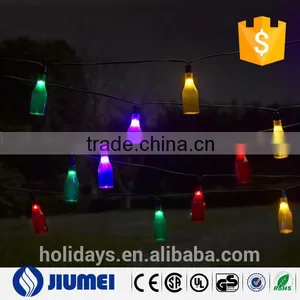 3M 16 Multi Colour LED Garden Bottle String Solar Lights thumbnail-1