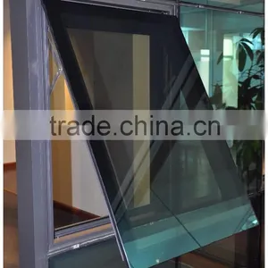 New Aluminum Glass Curtain Wall Design With Awning Window for Sale thumbnail-5