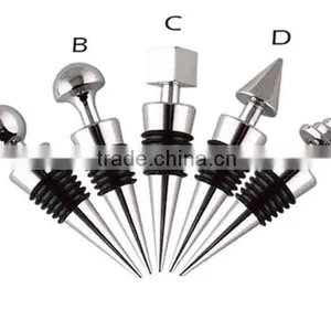Heavy Duty Zinc Alloy Material Crystal Wine Stopper Wine Bottle Stopper thumbnail-6