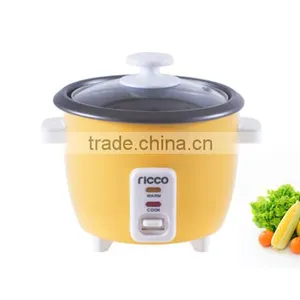 Popular Yellow Color Mini Drum Shape 0.6L Rice Cooker thumbnail-1