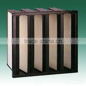 JOWELL F8 Mini Pleat PP Media Compact V Bank Air Compressor Filter F8 thumbnail-5