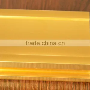 Golden Color Polished Aluminum Extrusion Profiles thumbnail-3