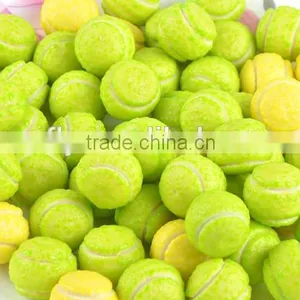 Tennis Shape Fruit Flavored Bubble Gum / Chewing Gum Sweets thumbnail-3