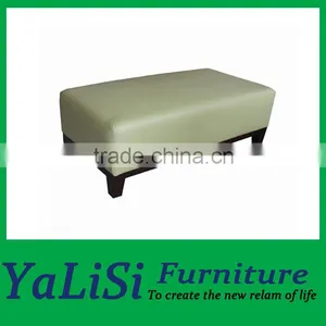 Elegant Classic Wood Frame Ottoman thumbnail-1