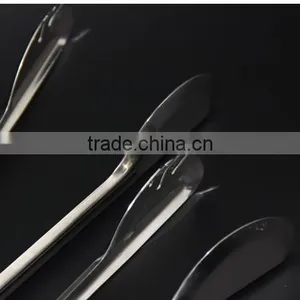 Steak Grip Kitchen Food Vegetable Spring Clip Clamp Stainless Steel BBQ Tongs thumbnail-6