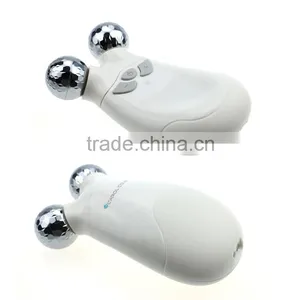 Oemodm Factoryprice New Design Mini USB EMS RF Roller Facial Lift Device With Charging Base thumbnail-5