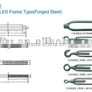 Rigging Turnbuckle JIS Frame Type thumbnail-1