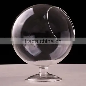 Micro Landscape Ecological Globe Shape Meaty Plant Glass Vase DIY Ball With Base 16L026 thumbnail-1