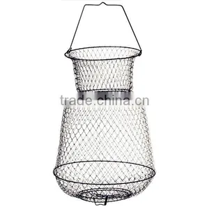 Collapsible Wire Mesh Fish Trap, Foldable Fishing Tackle thumbnail-4