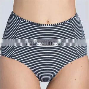 Private Label Sexy Swimwear With Flounces Of Mature Women High Waist Bikini Swimwear 2016 thumbnail-3