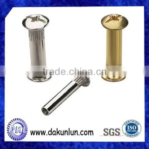 Stainless Steel And Brass Torx Knurled Screw Used In Furniture thumbnail-1