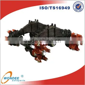 24 Ton 28 Ton 32 Ton 36 Ton Low Plate Spoke Axle Bogie Suspension thumbnail-1