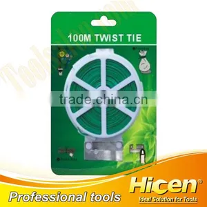 100m Garden Soft Twist Tie With Cutter thumbnail-1