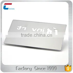 Custom Sized Blank Printing Stainless Steel Metal Mirror Card thumbnail-3