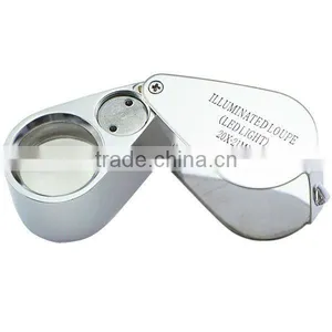 20x Magnifying Optical Glass LED Light Jeweler Loupe thumbnail-4