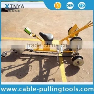 Overhead Power Line Aerial Spacer Trolley Cart for 2 Bundle Conductor thumbnail-1