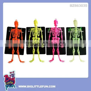 Halloween Glow in the Dark Human Skeleton Toy thumbnail-1
