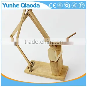 DIY Disassembly Puzlle Wooden Ancient Greeks Hand Movement Crane Toy thumbnail-2