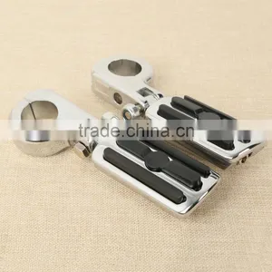 32mm 1 1/4" Engine Guard Foot Peg Kit For Softail Dyna Fatboy Sportster thumbnail-4