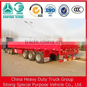 Jining Factory Price 60T Side Wall Cargo Semi Trailers for Sale thumbnail-3
